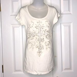 Daytrip White Cross Top